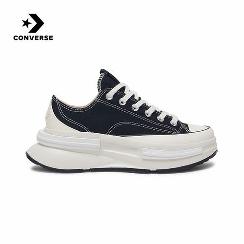 Converse匡威男女鞋Run Star LegacyCX黑白拼接夹心帆布鞋A11489C