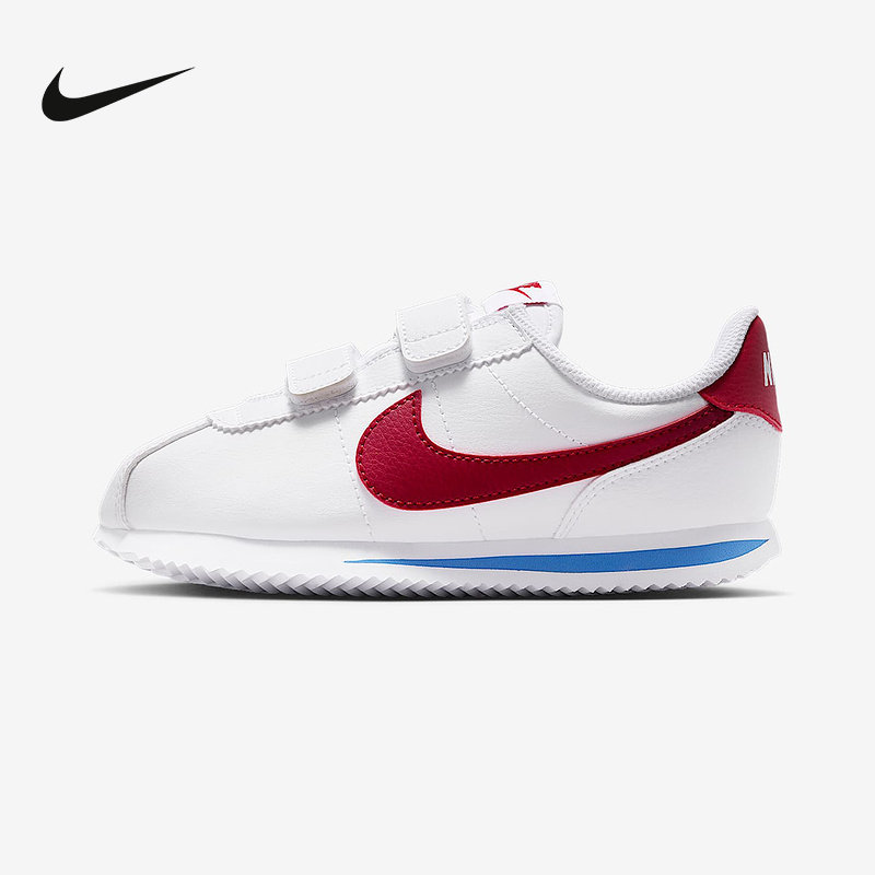 NIKE耐克儿童鞋CORTEZ运动鞋复古跑步鞋轻便板鞋小白鞋IQ7636-101,运动鞋new,运动休闲鞋,淘宝优惠券,粉丝福利购,淘宝优惠卷