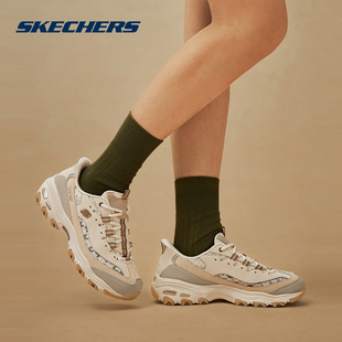 Skechers斯凯奇闪穿花海熊老爹鞋女子透气轻质舒适休闲鞋 150726