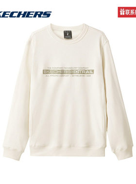 斯凯奇运动2025冬男针织套头卫衣 L424M002-00V7