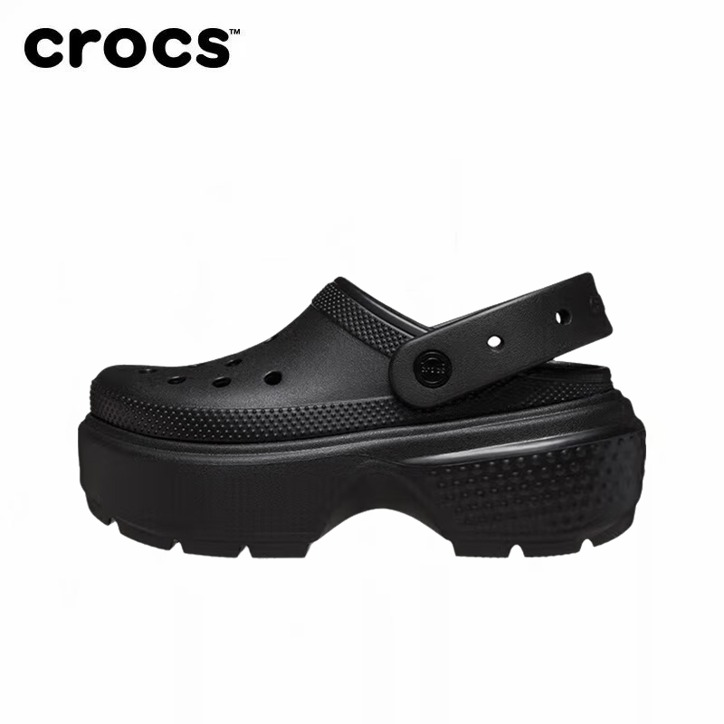 卡骆驰Crocs男女鞋年秋季新款厚底凉鞋休闲洞洞鞋209347-001