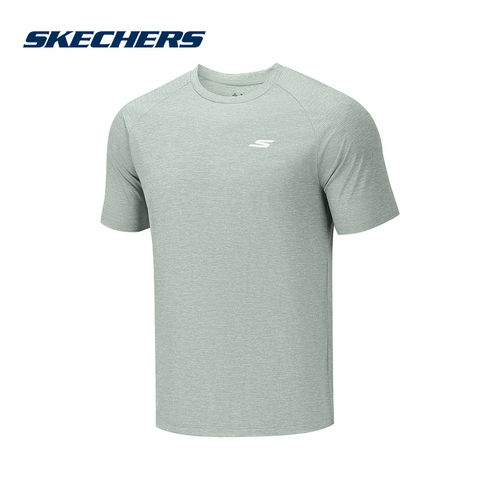 Skechers斯凯奇2026夏男士休闲时尚圆领户外运动短袖T恤 P226M184