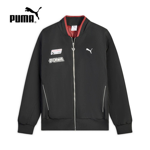 CNY马年款PUMA彪马棉服春季男女飞行员夹克宽松保暖外套636028-01