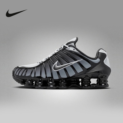 耐克男鞋NIKE SHOX TL深灰色运动休闲鞋缓震复古老爹鞋AV3595-017
