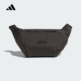 adidas阿迪达斯新款轻自重肩带可调节腰包男女骑行斜挎包KF0142