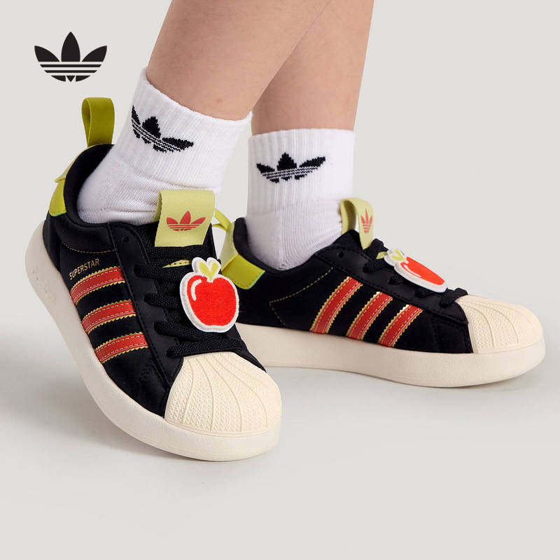 阿迪达斯三叶草马年新年款贝壳头板鞋运动鞋2026春男小童鞋KH5696,运动鞋new,运动休闲鞋,淘宝优惠券,粉丝福利购,淘宝优惠卷