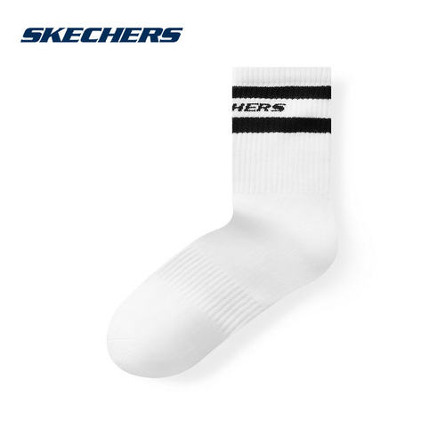 SKECHERS|（新款）2025冬男中筒袜 L125M087-030G