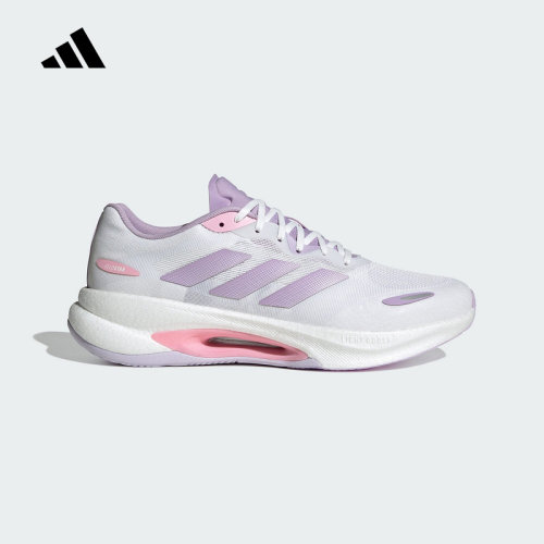 adidas阿迪达斯新款女「驰步」透湿排汗缓震运动跑步鞋KI6017