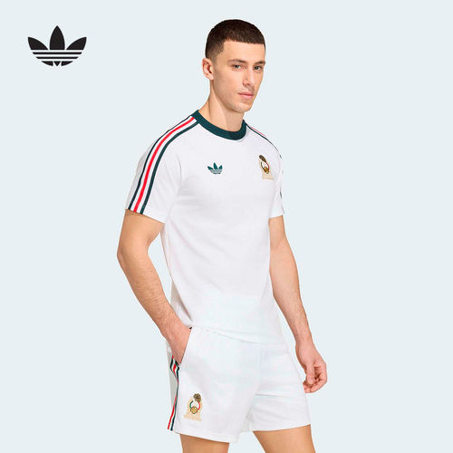 adidas阿迪达斯墨西哥足球文化球衣半袖2026春男短袖T恤 JZ6483