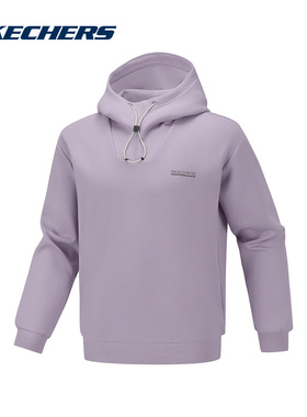 Skechers斯凯奇卫衣男舒适时尚百搭秋冬连帽针织衫 P126M013/04PW