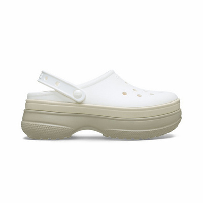 Crocs卡骆驰女子经典堆堆Clog休闲洞洞鞋拖鞋CR211355-0WV