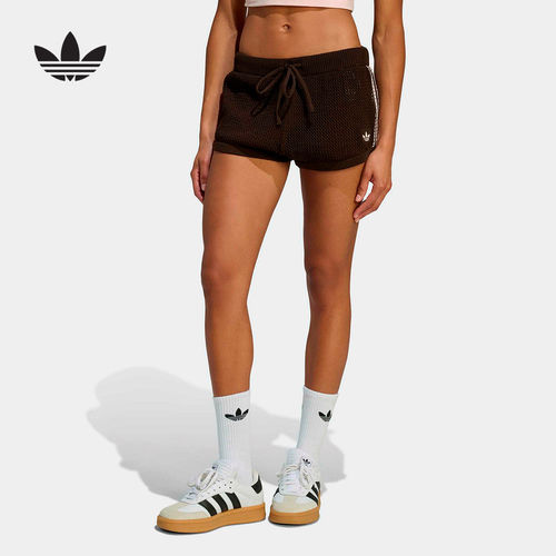 阿迪达斯 （adidas）|（新款）2026夏女针织短裤 KE0197