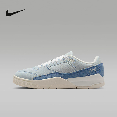 耐克女鞋JORDAN FLIGHT COURT 牛仔布运动鞋篮球鞋板鞋IB4414-100