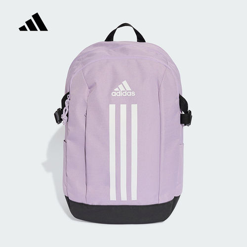 adidas阿迪达斯2025秋通勤电脑包女三条纹学生书包双肩背包JX8744
