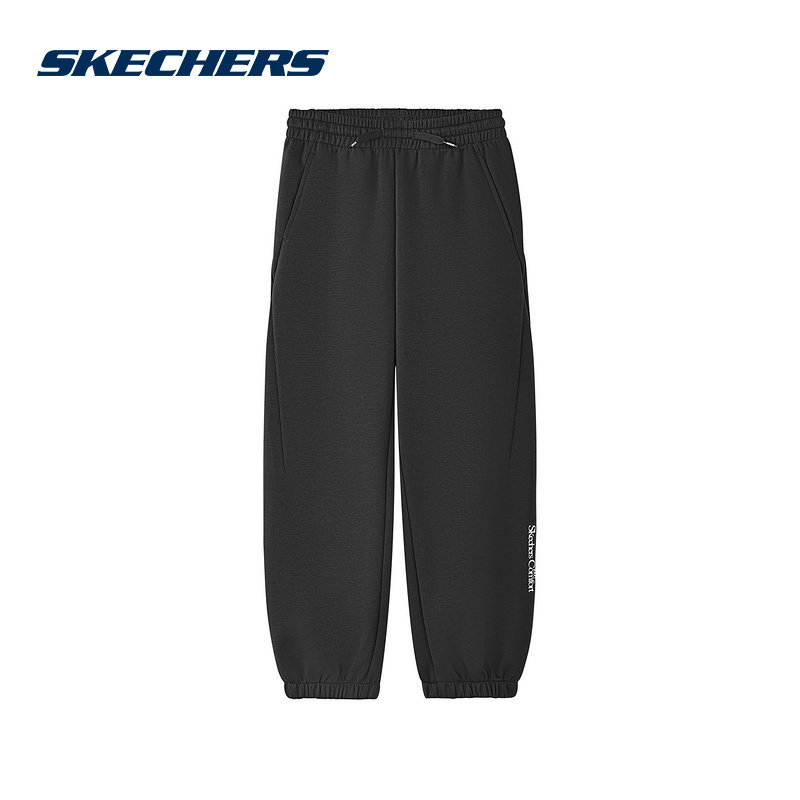 Skechers斯凯奇长裤26新款春男女童运动休闲束脚裤 L126K014/0018,运动服/休闲服装,运动长裤,淘宝优惠券,粉丝福利购,淘宝优惠卷