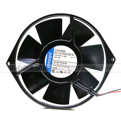 7114N 7114NHR 7114NH 7114NU 7114N/2/2H 24V 12W/19W 铁叶风扇