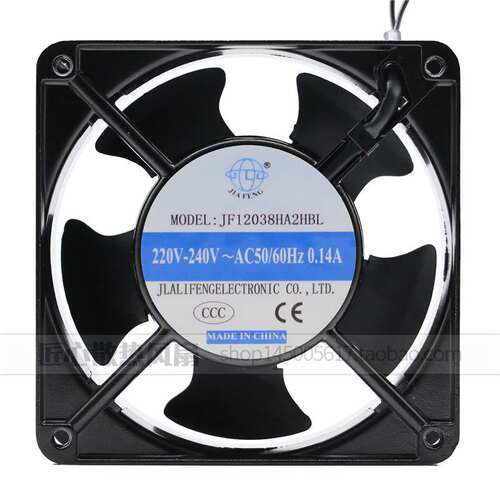 全新JIA FENG JF12038HA2HBL/HSL 220V 12厘米 0.14A机柜散热风扇