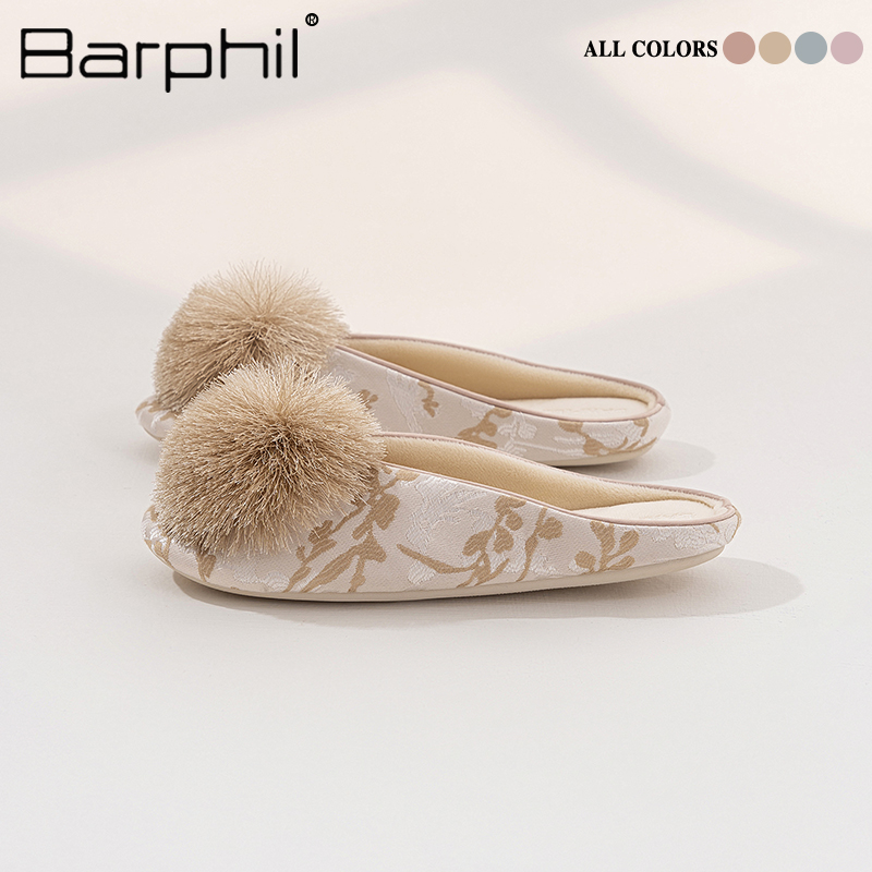 Barphil拖鞋室内家居棉拖月子鞋