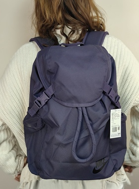 Nike/耐克 新款多色新款大容量运动复古抽绳双肩后背包BA6150-573