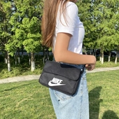 nike正品 耐克单肩包运动斜跨小挎包肩包女包健身跑步训练包CW9300
