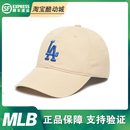 韩国MLB棒球帽男NY大标帽子女LA洋基队防晒软顶鸭舌帽子CP66 正品