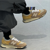 Balance 998 New 黄色男女舒适耐磨防滑低帮休闲跑步鞋 U998IC