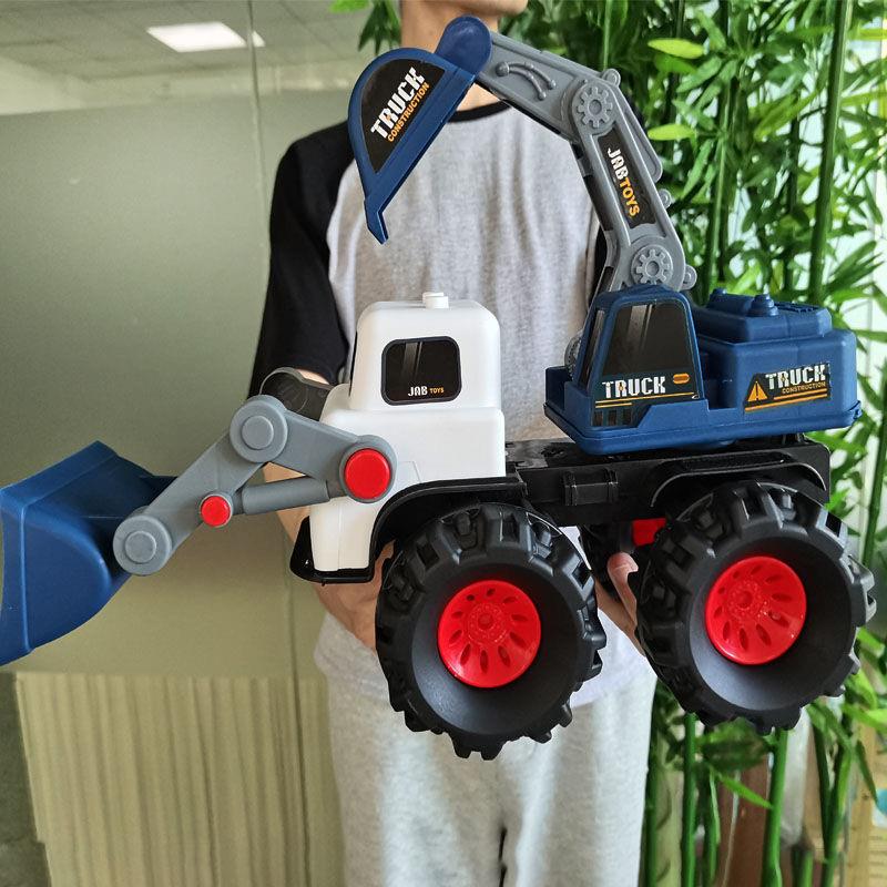 大号工程车儿童玩具男孩耐摔挖土机推土机挖掘机玩具车男女孩模型