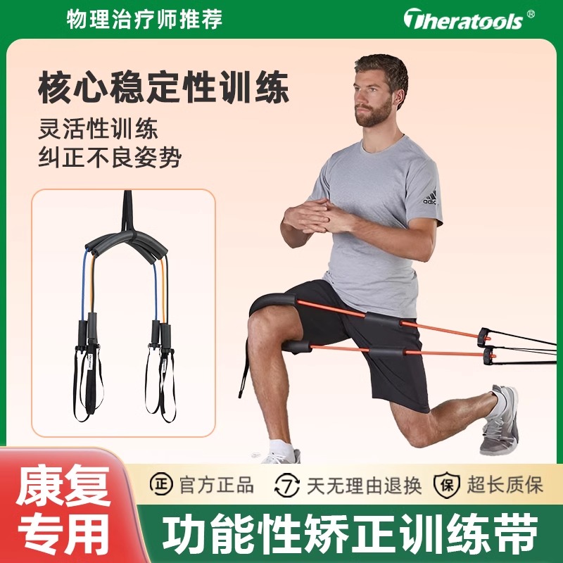 FMS功能性矫正训练带脊柱四肢稳定拉力绳运动康复器材VEST拉力器