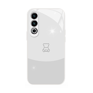 适用一加ace3v手机壳新款液态玻璃简约男女可爱小熊一加ac3V小清新全包网红防摔情侣款外壳个性创意保护套