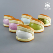 仿真舒芙蕾模型摆件草莓青提甜品多色创意装 饰品蛋糕甜点拍照道具