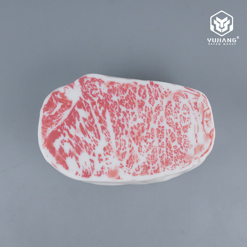 仿真牛肉模型日本和牛雪花牛肉摆件日式料理店餐厅装饰品定制