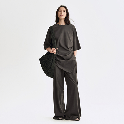 白弓“放轻松系列”套装T恤女+长裤子+短裤夏季53780/53781/53783