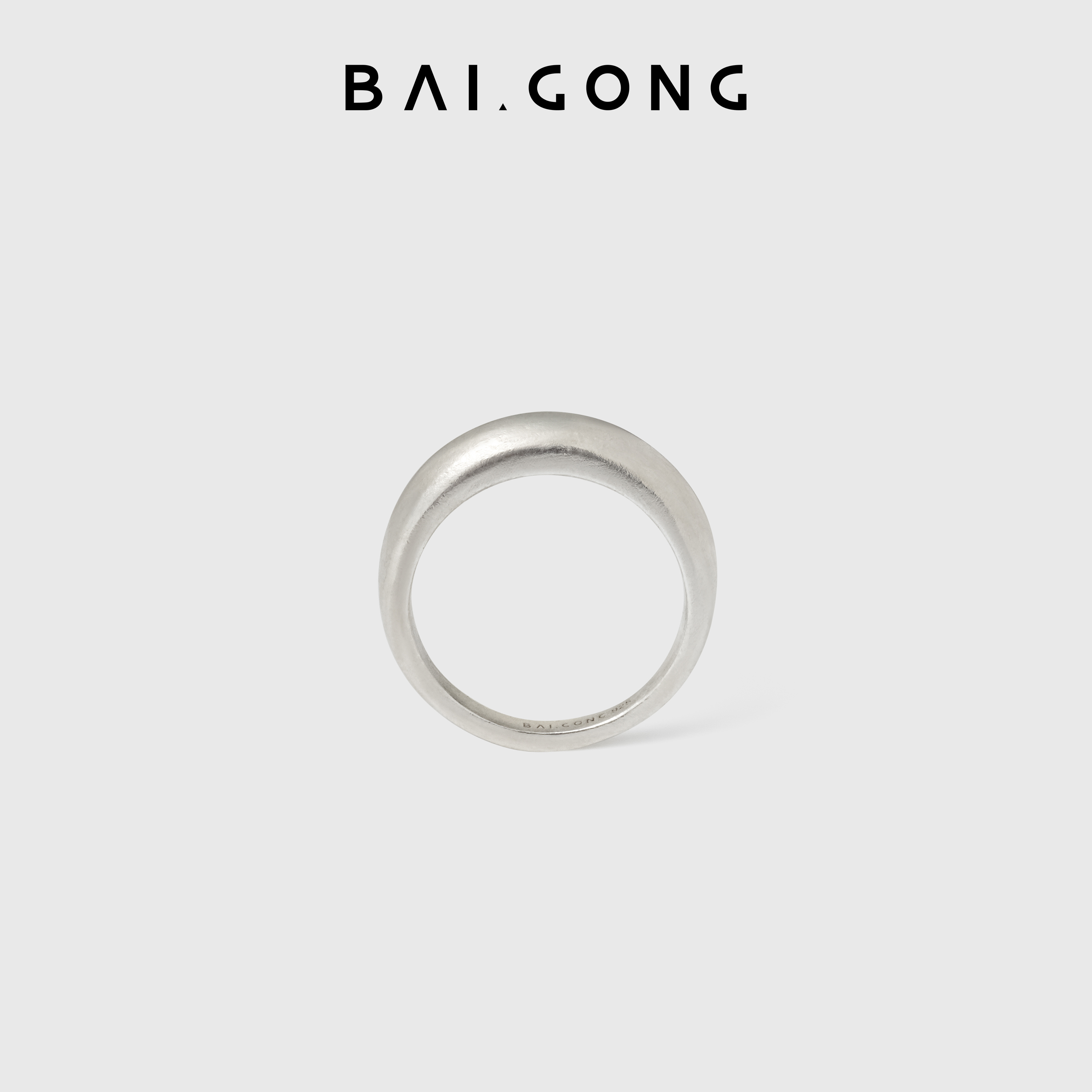 白弓 925银异形设计感调性戒指60177/60178/60179