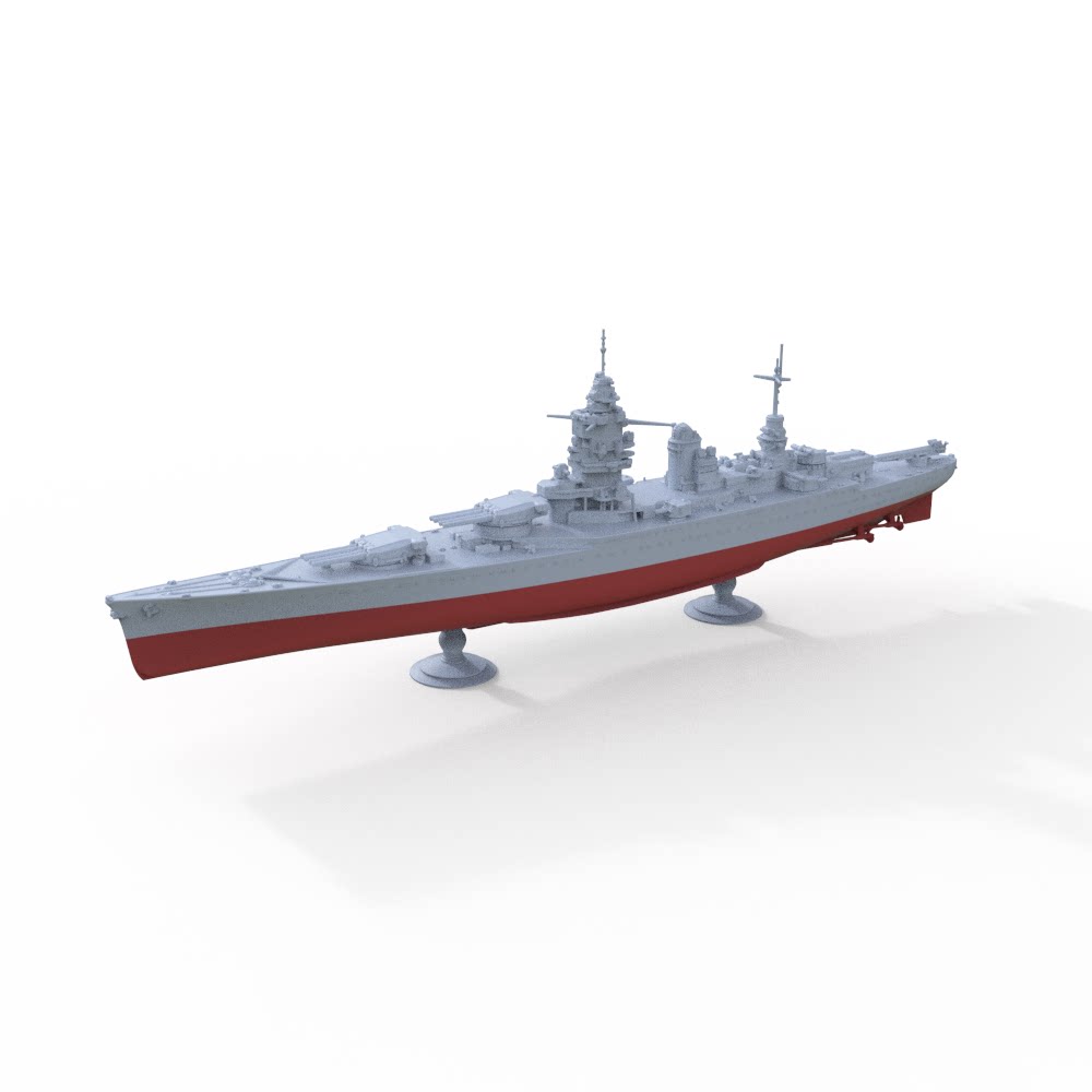 SSC2000703/S 1/2000 军事模型 法国 敦刻尔克级战列舰敦刻尔克号