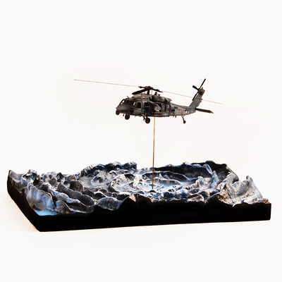 老姚手工坊 各比例 场景模型 水景地台  1set