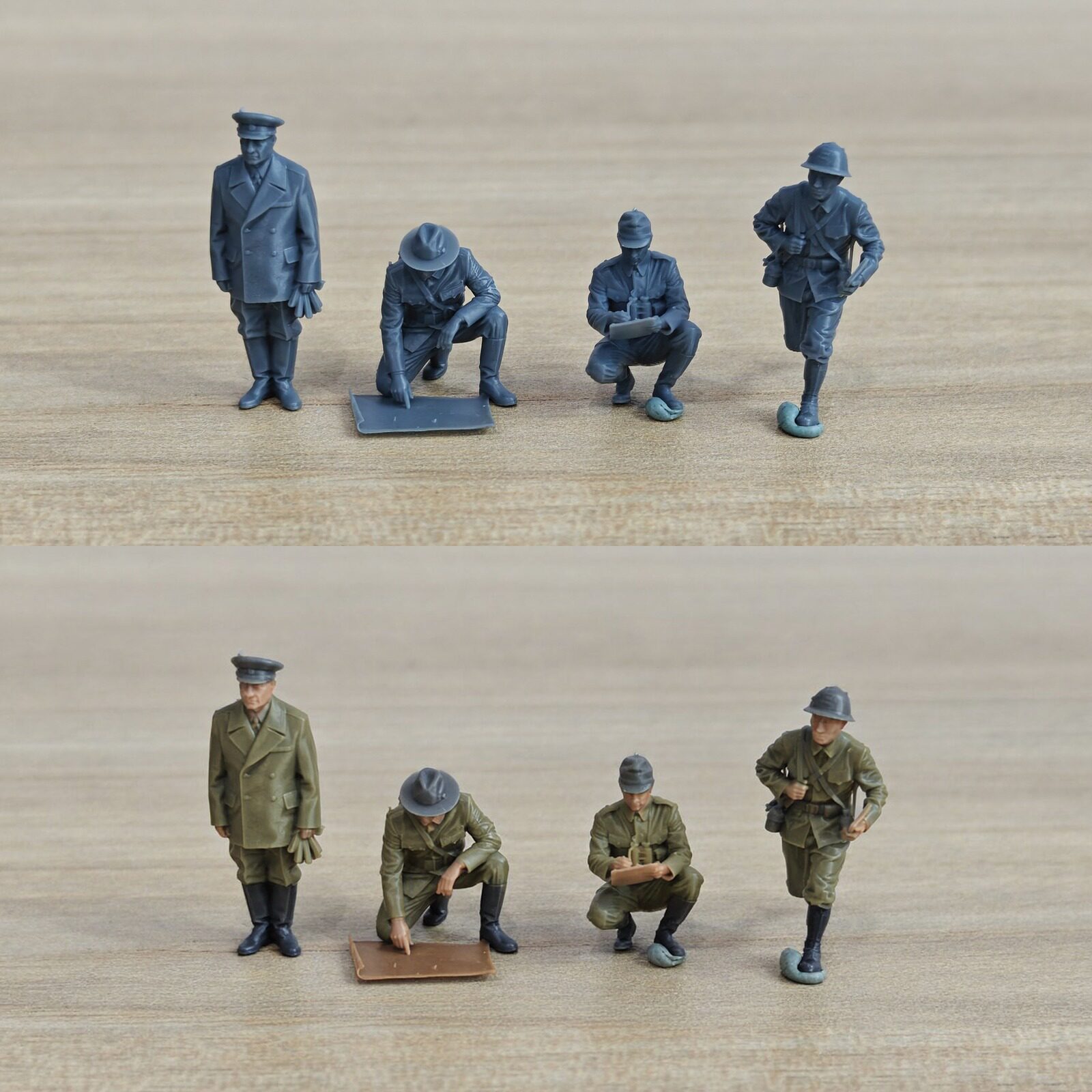 MRY-SFW SSTR637 朝鲜战争人民军高级指挥4人组  4pcs