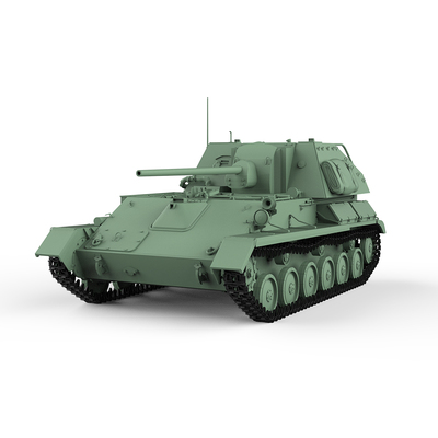 SS220612 1/220 军事模型 苏联 SU-76M 85mm D-5S 坦克歼击车