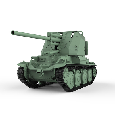 SSMODEL SS100736 1/100 军事模型 瑞典 II型 坦克歼击车