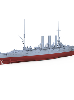 SSMODEL SSC1200507/S 1/1200 军事模型 沙俄 狄安娜号巡洋舰