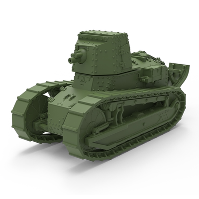 SS100834 1/100 军事模型 法国 雷诺 Renault FT 75 BS 自行火炮