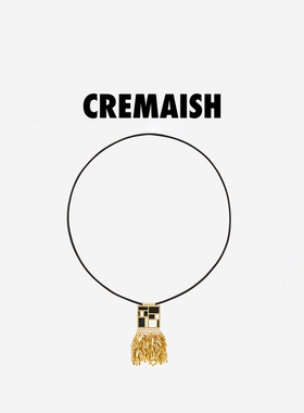 CREMAISH流苏珐琅项链