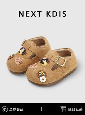 英国NEXT KDIS男女宝宝单鞋软底学步鞋婴幼儿秋季新款卡通休闲鞋