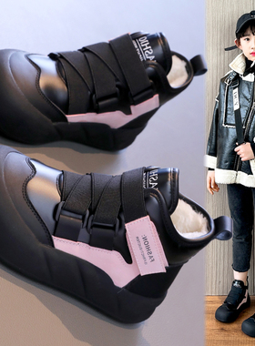 netx MaxM女童雪地靴冬季新款儿童大棉鞋加绒加厚中大童防水保暖