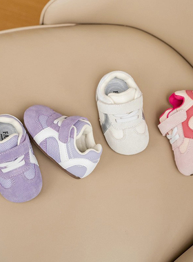 英国netx road宝宝学步鞋软底防滑2025秋季新款男小童百搭德训鞋