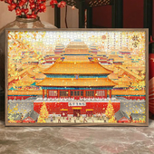 Aipuzzle故宫拼图1000片天安门四季 成人挑战玩具马年新年礼物