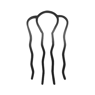 四齿盘发神器发簪丸子头u型发夹盘头发固定插梳夹子头饰发卡发叉