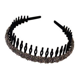 满钻发箍女款防滑带齿洗脸头箍成人发卡2025新款高端发夹头饰秋冬