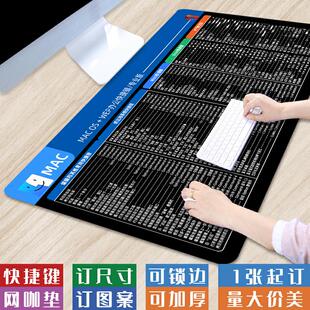 办公快捷键 超大号excel函数鼠标垫WPS桌垫IDEA电脑垫 Win系统