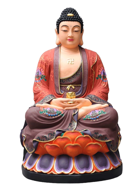 善吉树脂玻璃钢阿弥陀佛释迦佛