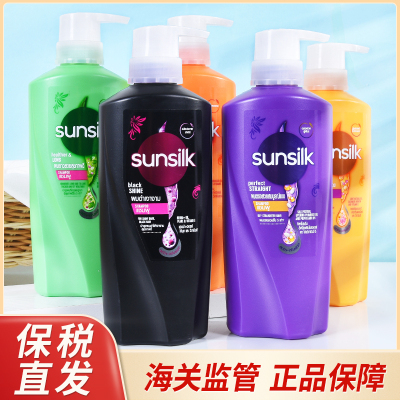 泰国Sunsilk夏士莲洗发水护发素无硅油修复干枯去屑控油蓬松425ml